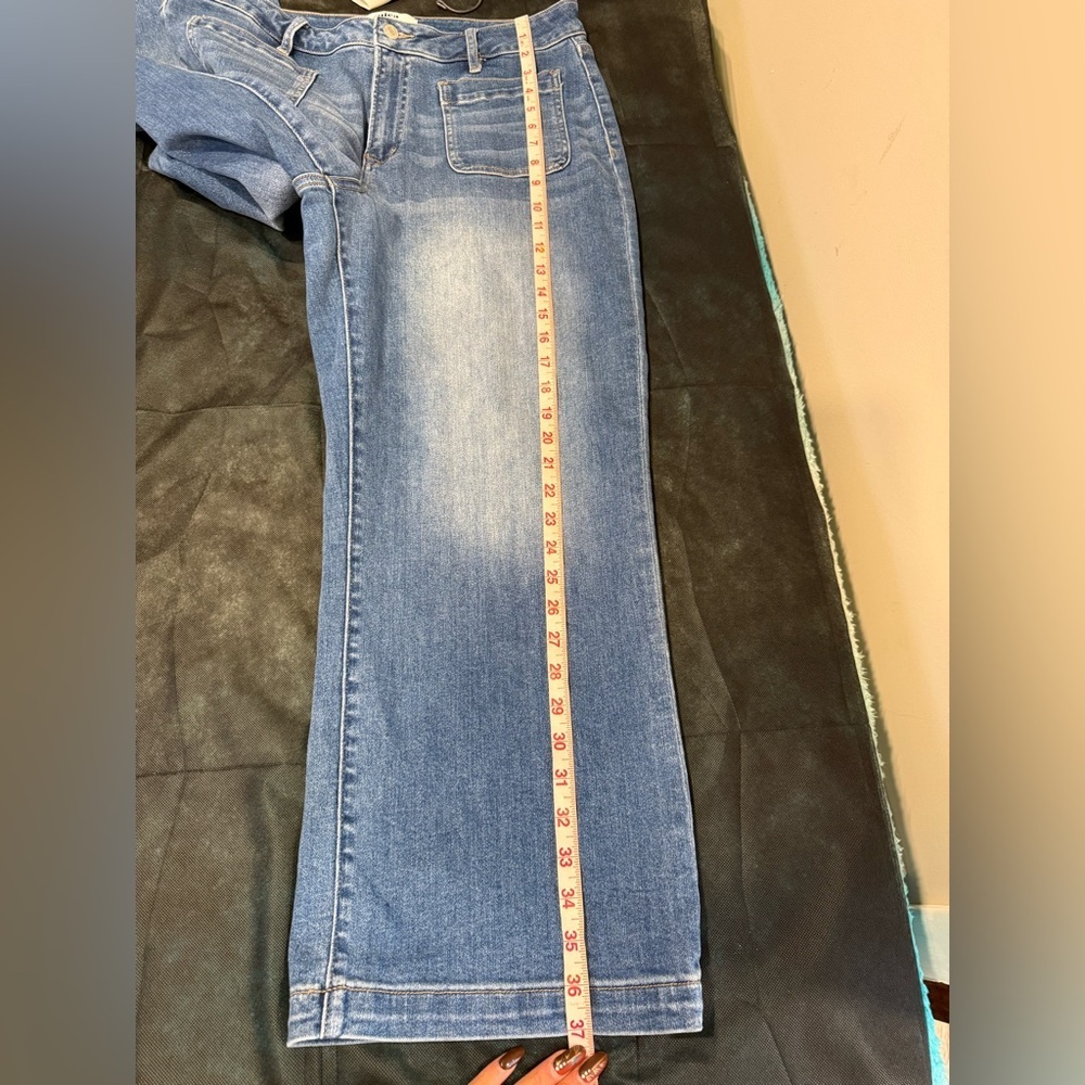 🔥NWOT Mica Blue Denim Women's Loose Fit Jeans Sz 31🔥 - Picture 6 of 8